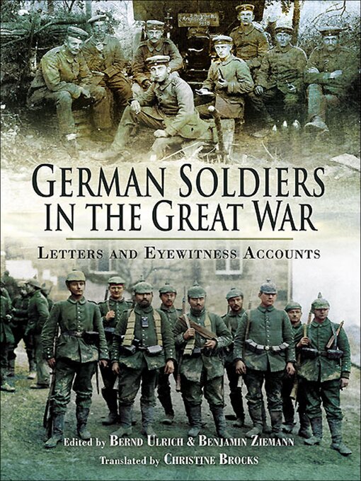 Cover image for German Soldiers in the Great War